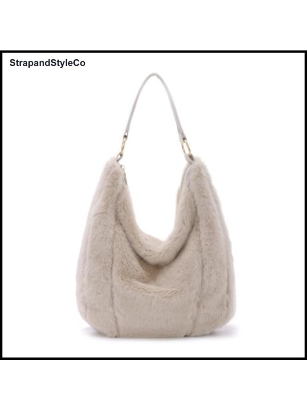 Faux Fur Shoulder Bag Soft Fluffy Crossbody Tote